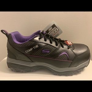 Sketchers Comp Toe Slip Resistant Sneaker